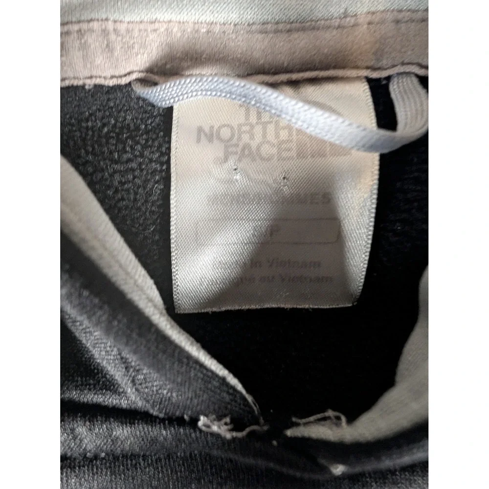 The North Face Mens Pullover Hoodie Black Grey Logo Performance Sweatshirt S‎
